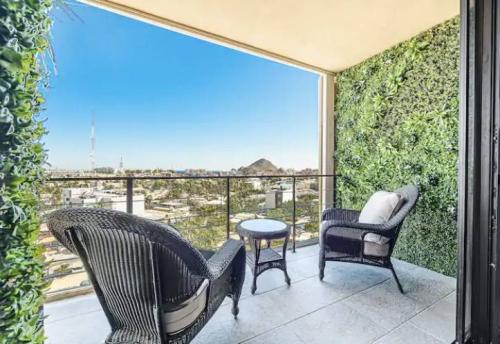 Patio with picturesque view